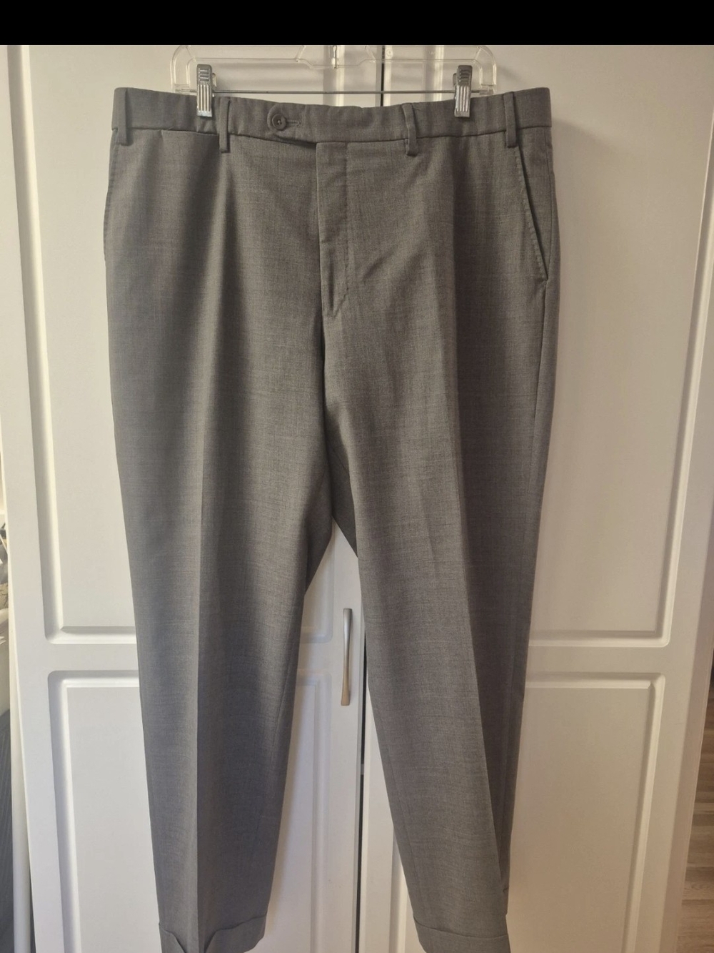 Classic Gray Men's Dress Pants 38x30